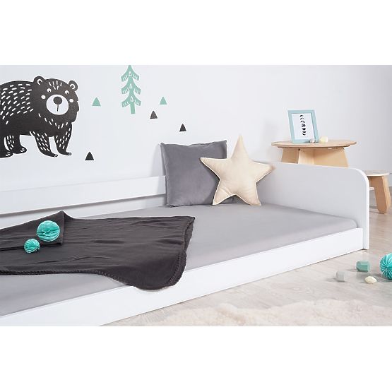 Bazar - Montessori drevená posteľ Sia - biela