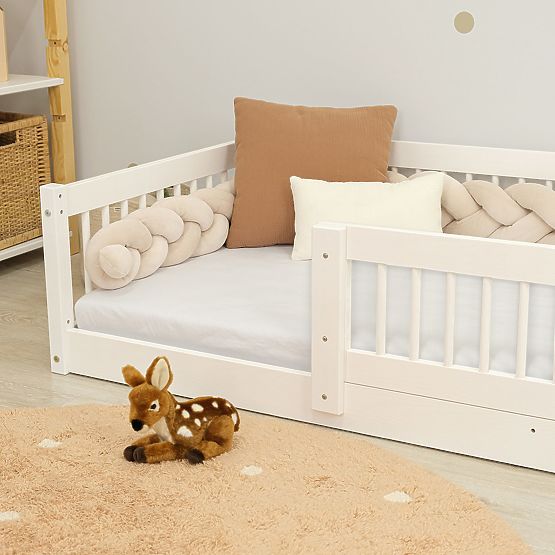 Bazar - Nízka posteľ pre deti Montessori Ourbaby Plus - biela