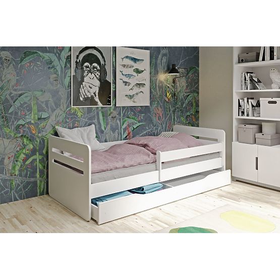 BAZAR Ourbaby detská posteľ Tomi - biela