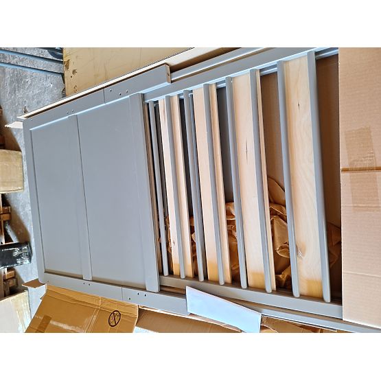 Bazar - Rastúca postieľka William sivá