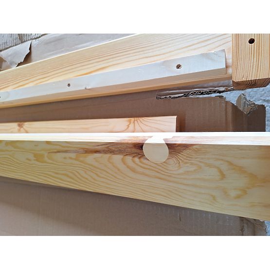 Bazar - Výsuvná prístelka Vario s penovým matracom - prírodná