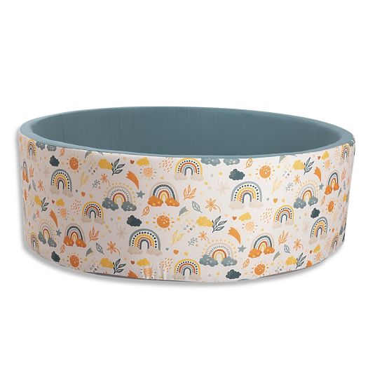 Suchý bazén s loptičkami Dúha + 200 loptičiek