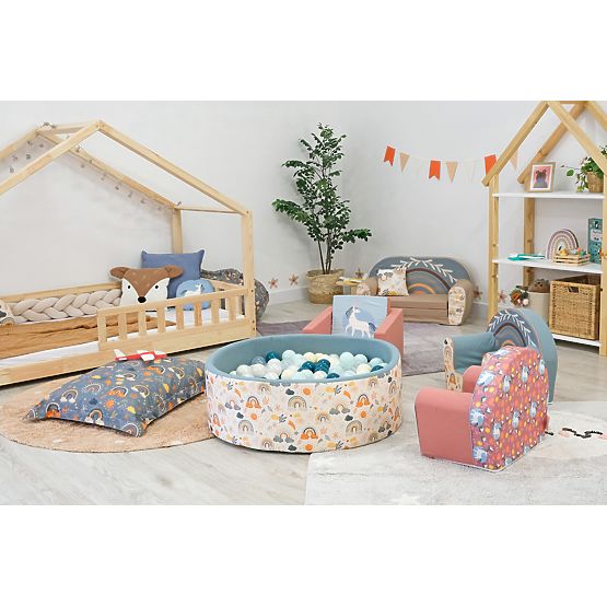 Suchý bazén s loptičkami Unicorn + 200 loptičiek
