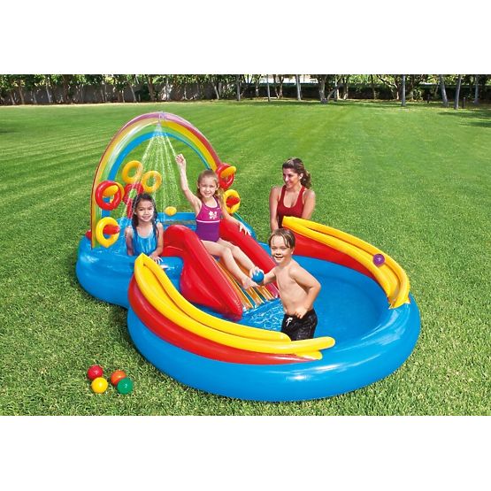 bazénik so šmykľavkou DUHA