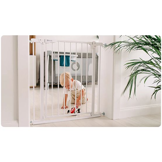 Bezpečnostná zábrana dvere/schodiská - šedá