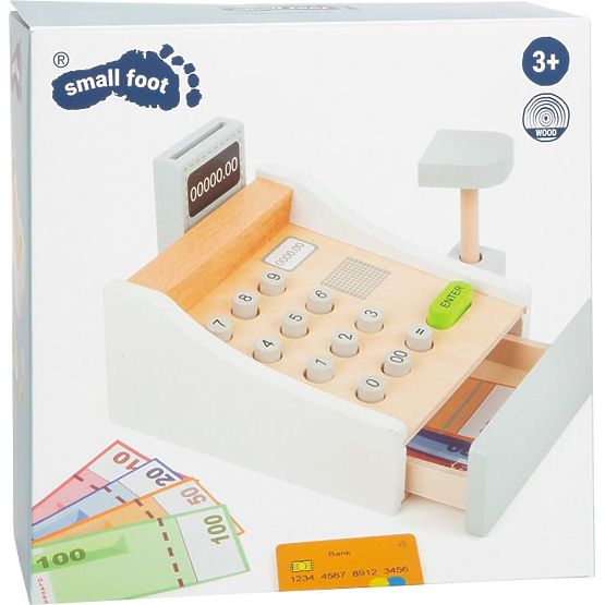 Biela pokladňa s príslušenstvom