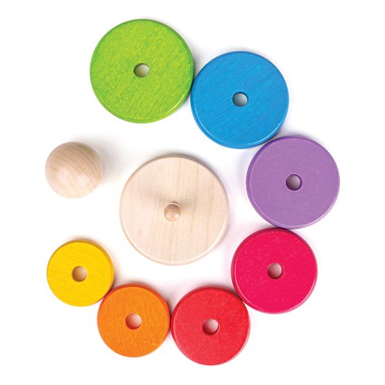 Bigjigs Baby Dúhový panáčik