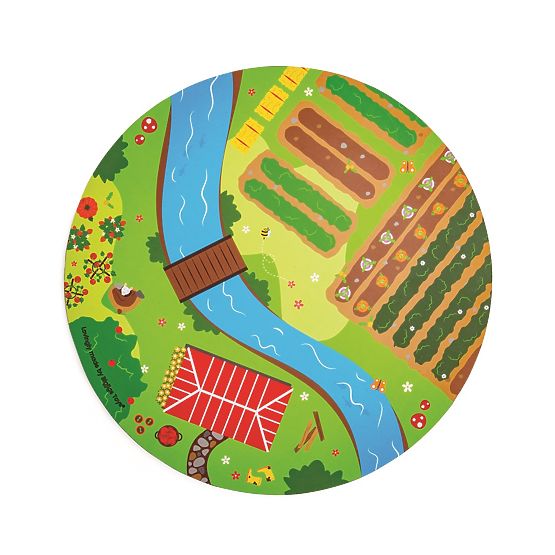 Bigjigs Rail Drevená vláčikodráha s vidieckou cestou 80 dielov