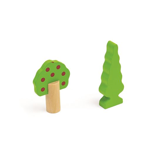 Bigjigs Rail Drevená vláčikodráha s vidieckou cestou 80 dielov