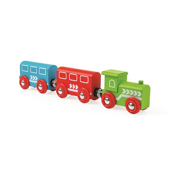 Bigjigs Rail Drevená vláčikodráha s vidieckou cestou 80 dielov