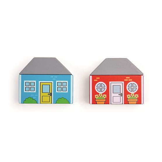 Bigjigs Rail Drevená vláčikodráha s vidieckou cestou 80 dielov
