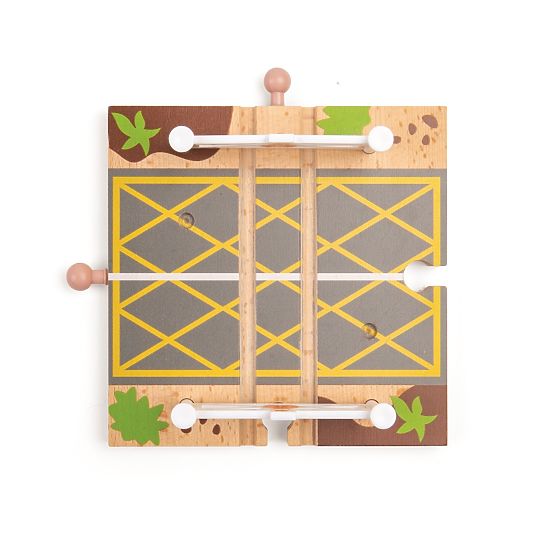 Bigjigs Rail Drevená vláčikodráha s vidieckou cestou 80 dielov