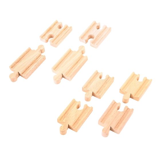 Bigjigs Rail Spojky koľají 7 cm 8 ks