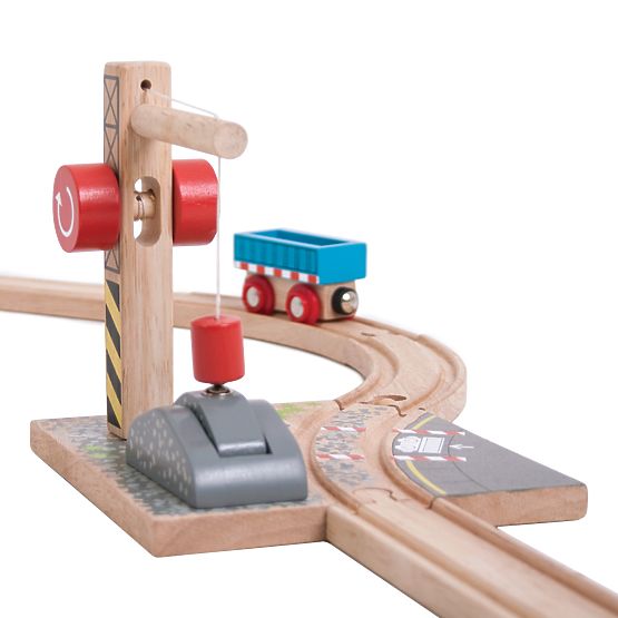 Bigjigs Rail Žeriav so štrkom