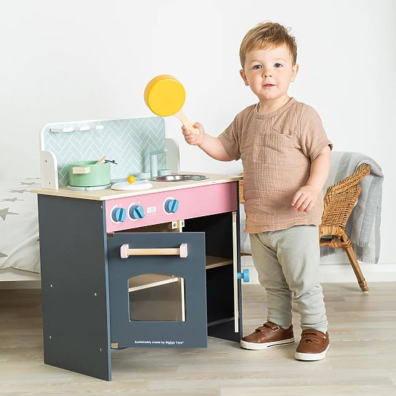 Bigjigs Toys Detská kuchynka v škandinávskom štýle