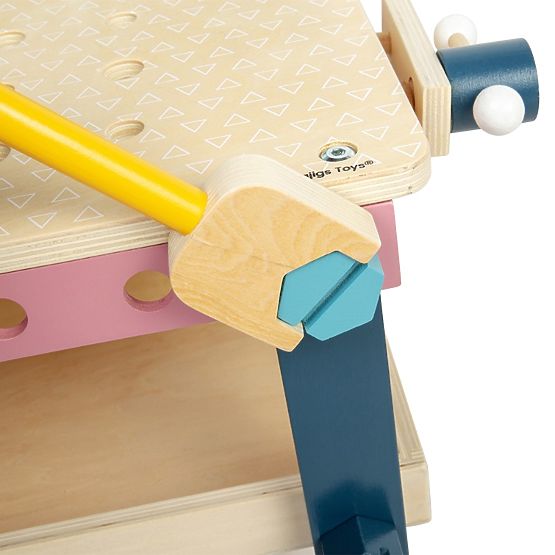 Bigjigs Toys Detský pracovný stôl s náradím