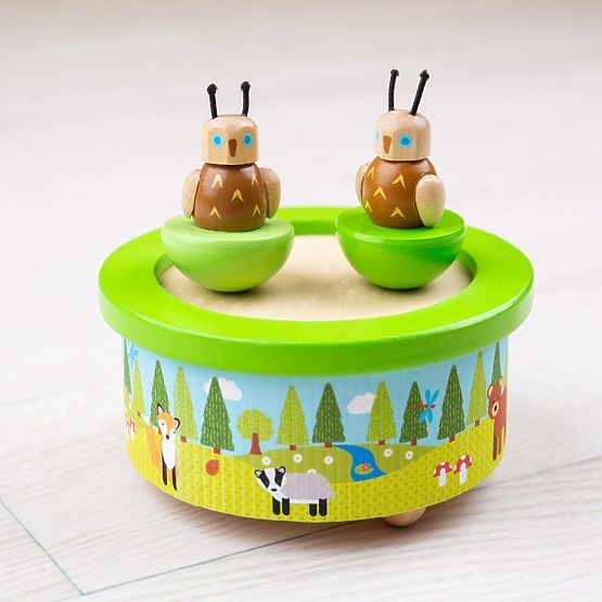Bigjigs Toys Drevená hracia skrinka woodland