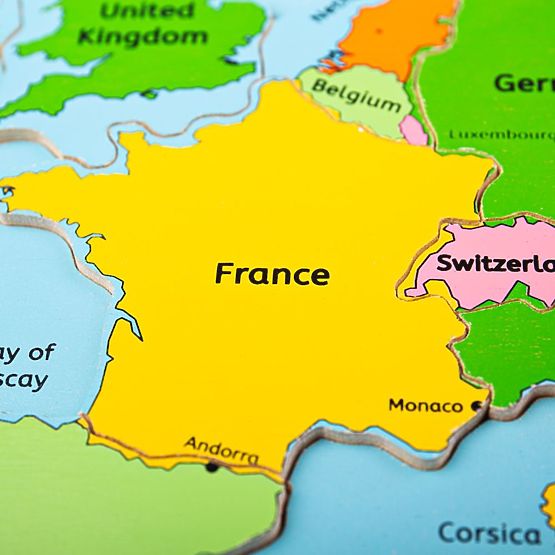 Bigjigs Toys Drevené puzzle mapa Európy 25dílků