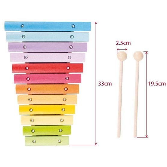 Bigjigs Toys Drevený xylofón