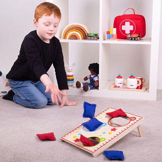 Bigjigs Toys Hra hádzanie vankúšiky