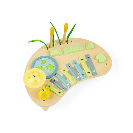 Bigjigs Toys Hudobný stolík Džungľa
