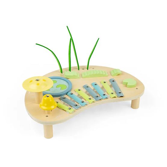 Bigjigs Toys Hudobný stolík Džungľa