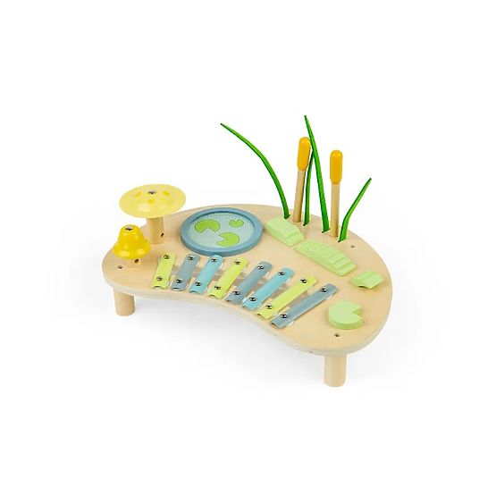 Bigjigs Toys Hudobný stolík Džungľa