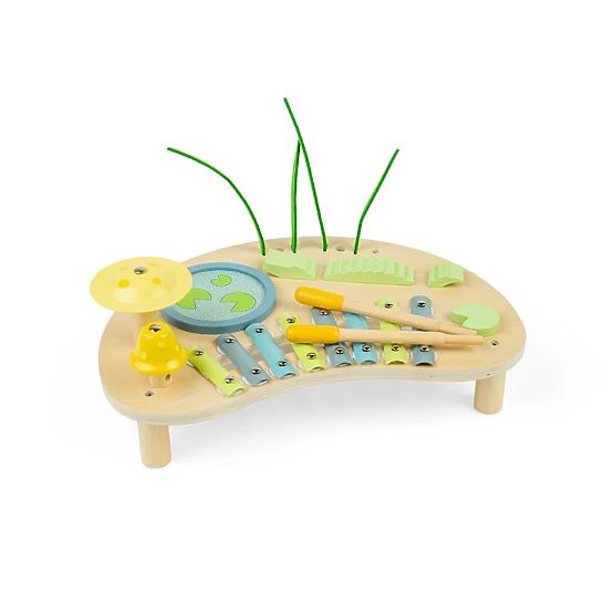 Bigjigs Toys Hudobný stolík Džungľa
