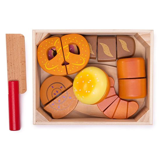 Bigjigs Toys Krájacie pečivo v krabičke
