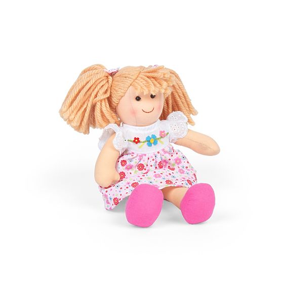 Bigjigs Toys Látková bábika Georgia - malá 25 cm