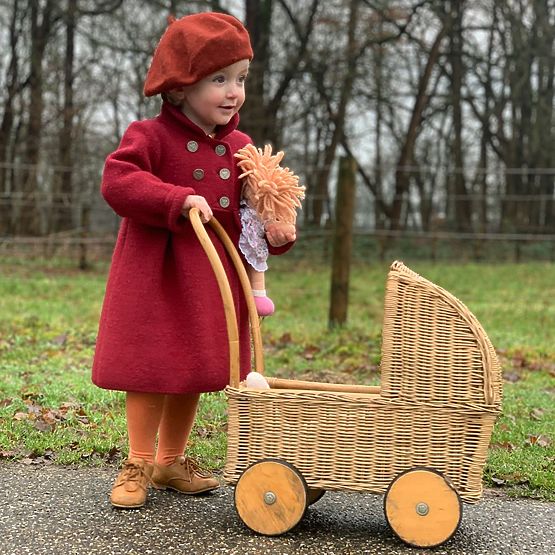 Bigjigs Toys Látková bábika Poppy 28 cm