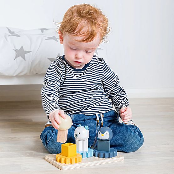 Bigjigs Toys Motorická doska Artic