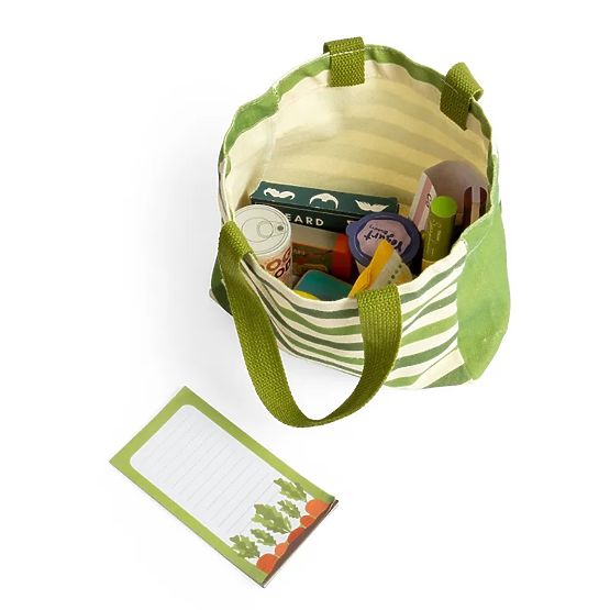 Bigjigs Toys Nákupná taška s nákupom