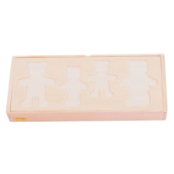 Bigjigs Toys Oblékací puzzle Medvedia rodinka