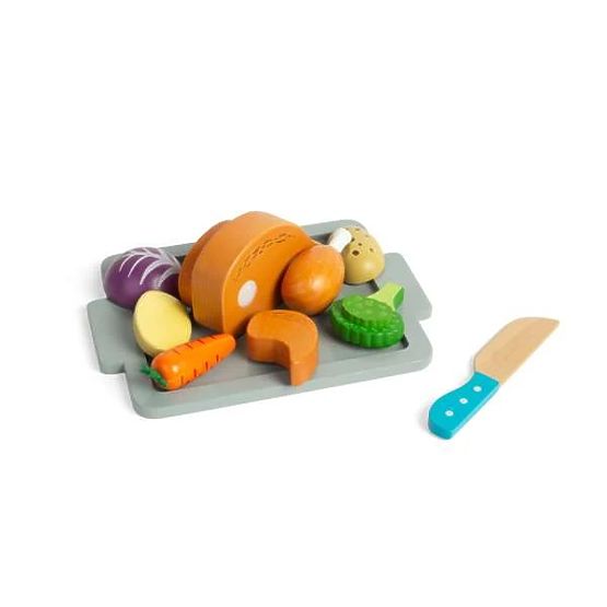 Bigjigs Toys Sada Pečené kura so zeleninou