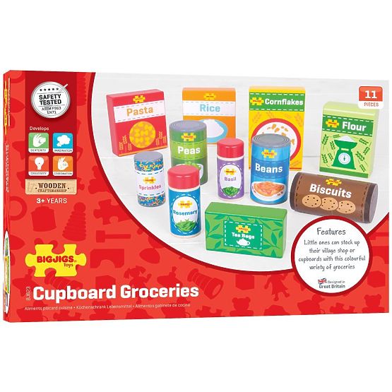 Bigjigs Toys Sada trvanlivých potravín
