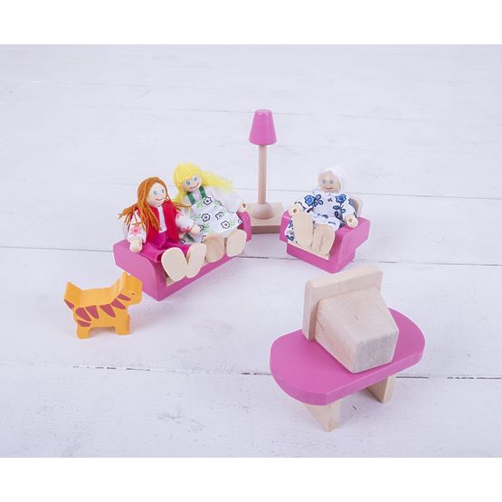 Bigjigs Toys Set rodinky do domčeka