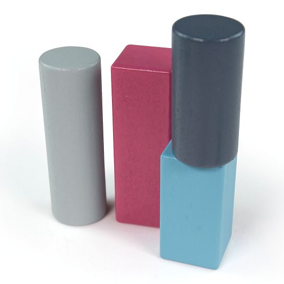 Bigjigs Toys Vedro s kockami 50 ks