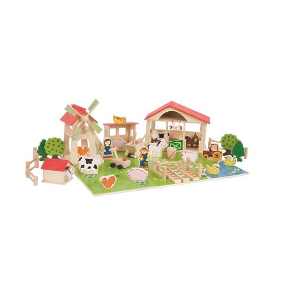 Bigjigs Veľká drevená farma