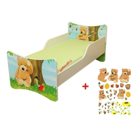 Detská posteľ - medvedík