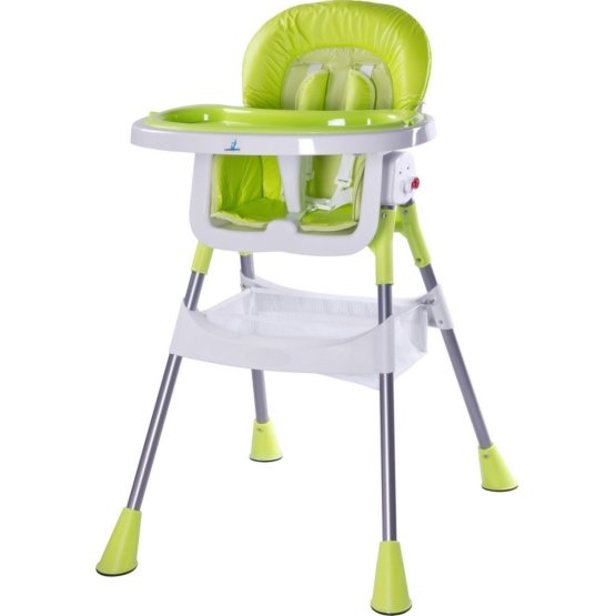 Jedálenská stolička CARETERO Pop green Zelená
