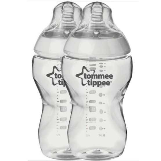 Fľaša Tomme Tippee C2N 340 ml 2ks Transparentná