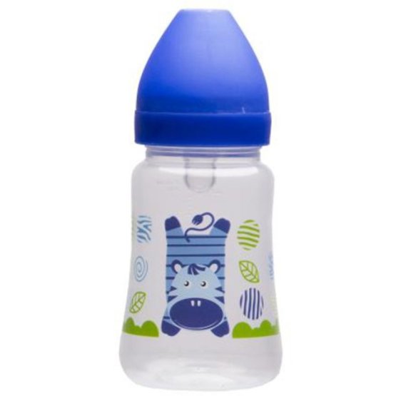 Fľaša so širokým hrdlom Akuku 250 ml modrá