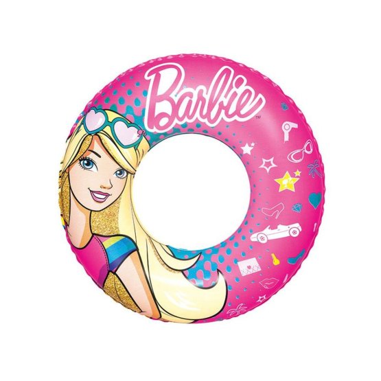 Detský nafukovací kruh Bestway Barbie Ružová