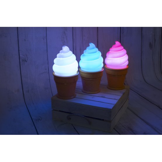 Detská LED lampa - zmrzlina - rôzne farby