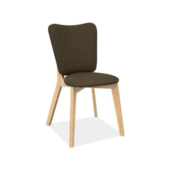 Jedálenská stolička MONTANA - bielený dub/khaki