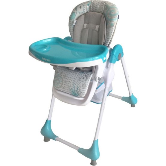 Jedálenská stolička Baby Mix Junior blue Modrá