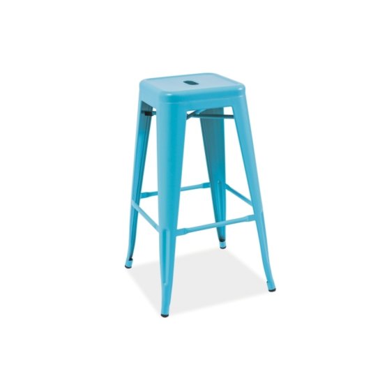 Barová stolička LONG - modrá