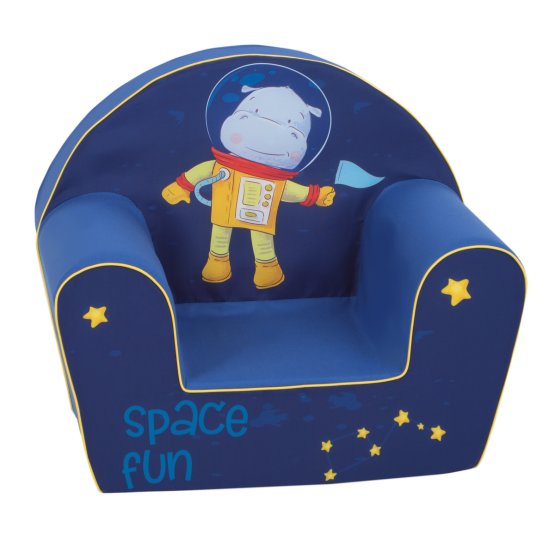 Detské kresielko Hroch astronaut - modré
