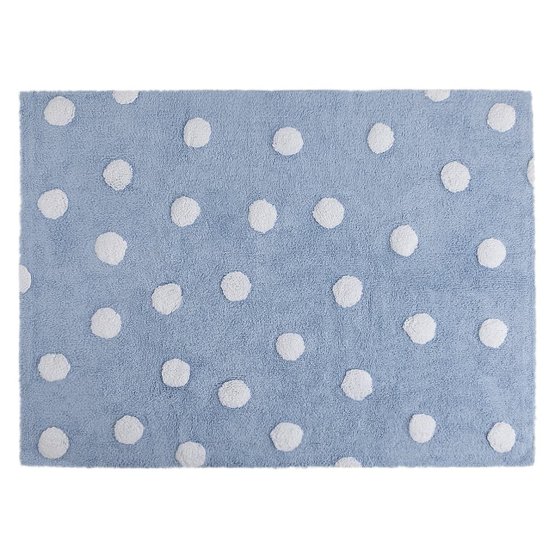 Detský koberec Polka Dots - Blue